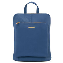 TL Bag Soft leather backpack for women Denim