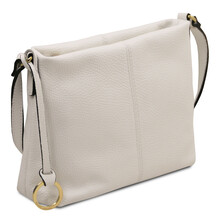 TL Bag Soft leather shoulder bag White
