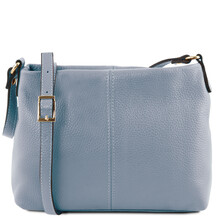 TL Bag Soft leather shoulder bag Light Blue