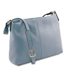 TL Bag Soft leather shoulder bag Light Blue