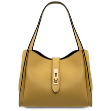 Soave Soft leather handbag Pastel yellow