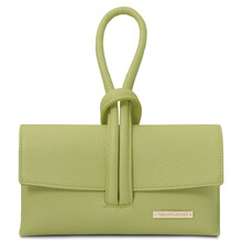TL Bag Leather clutch Lime Green