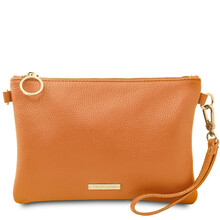 TL Bag Soft leather clutch Apricot