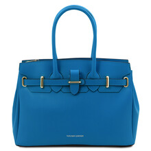 TL Bag Leather handbag Blue