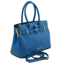 TL Bag Leather handbag Blue