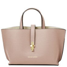 Agatha Leather handbag Nude