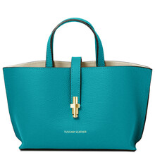 Agatha Leather handbag Turquoise