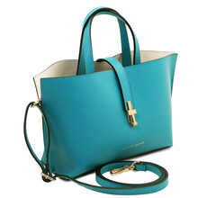Agatha Leather handbag Turquoise