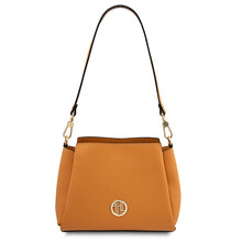 Abby Leather handbag Apricot