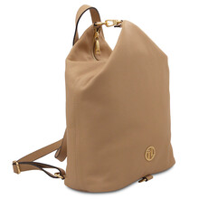 Dublin Soft leather backpack Caramel