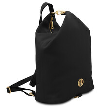 Dublin Soft leather backpack Black
