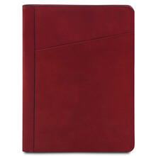 Tiberio Leather document case Red
