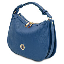 Hoblò Soft leather handbag Denim
