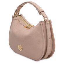 Hoblò Soft leather handbag Nude