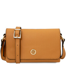 Biscuit Soft leather shoulder bag Apricot