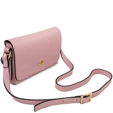Biscuit Soft leather shoulder bag Ballet Pink