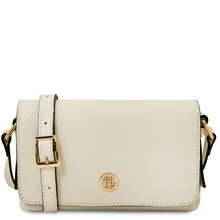 Biscuit Soft leather shoulder bag Beige