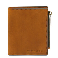 Exclusive leather wallet for men Natural