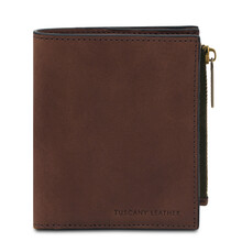 Exclusive leather wallet for men Dark Brown