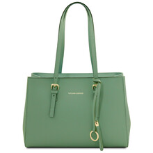 TL Bag Leather shoulder bag Mint Green