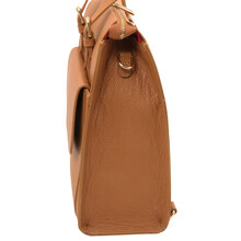 TL Bag Leather Backpack for Women Cognac