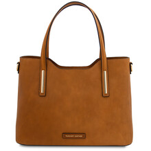 Olimpia Leather tote Natural