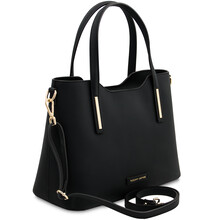 Olimpia Leather tote Black