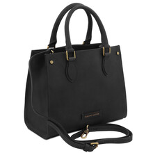 Dama Leather handbag Black