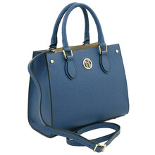 Croque Leather handbag Denim