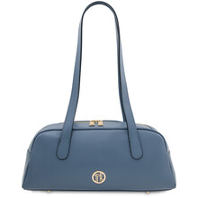 Eclaire Leather shoulder bag Denim