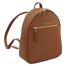 Arco Leather backpack Cognac