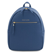 Arco Leather backpack Denim