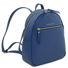 Arco Leather backpack Denim