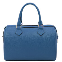 Barrique Leather duffle bag Denim