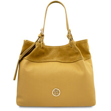 Diade Soft leather shopping bag Yellow