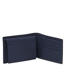 Exclusive 3 fold leather wallet for men Dark Blue