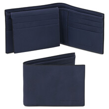 Exclusive 3 fold leather wallet for men Dark Blue
