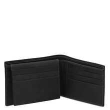 Exclusive 3 fold leather wallet for men Black