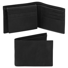 Exclusive 3 fold leather wallet for men Black