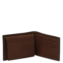 Exclusive 3 fold leather wallet for men Dark Brown