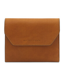 Exclusive leather wallet Natural
