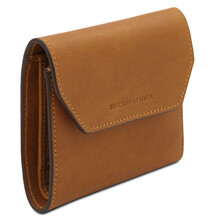 Exclusive leather wallet Natural