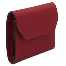 Exclusive leather wallet Red