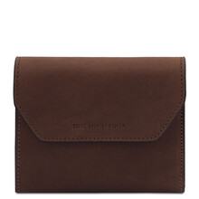Exclusive leather wallet Dark Brown