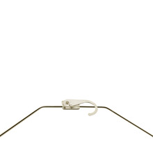 Replacement hanger for garment bags Nickel