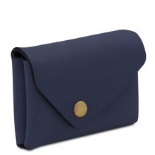 Leather coin purse Dark Blue