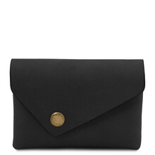 Leather coin purse Black