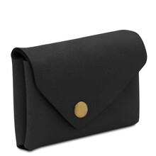 Leather coin purse Black