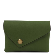 Leather coin purse Green