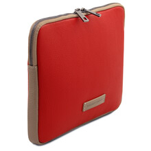 Soft leather tablet case Lipstick Red